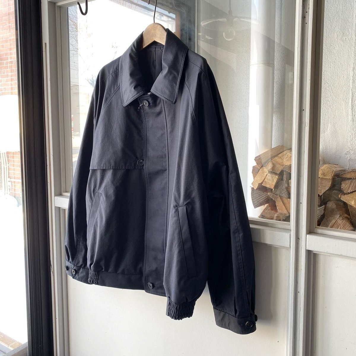 stein OVERSIZED HARRINGTON ZIP JACKET