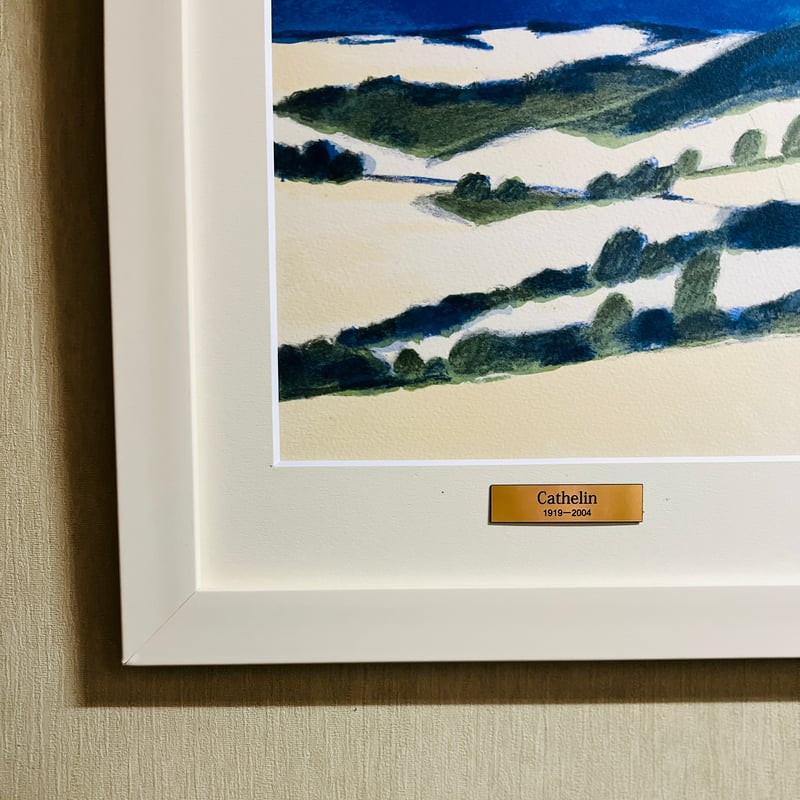 ベルナール・カトラン＜ミルマンドの郊外＞リトグラフ 1987 | A.Gallery