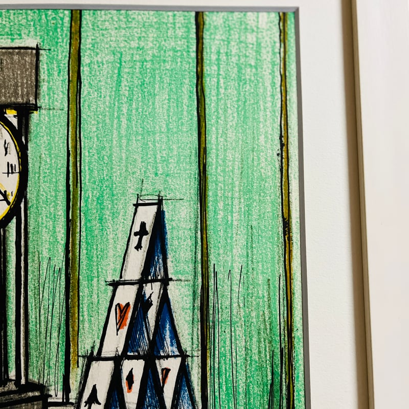 ビュフェ リトグラフ 「カードの城 」 ベルナール・ビュッフェ トランプの城 | 絵画など美術品の販売と買取