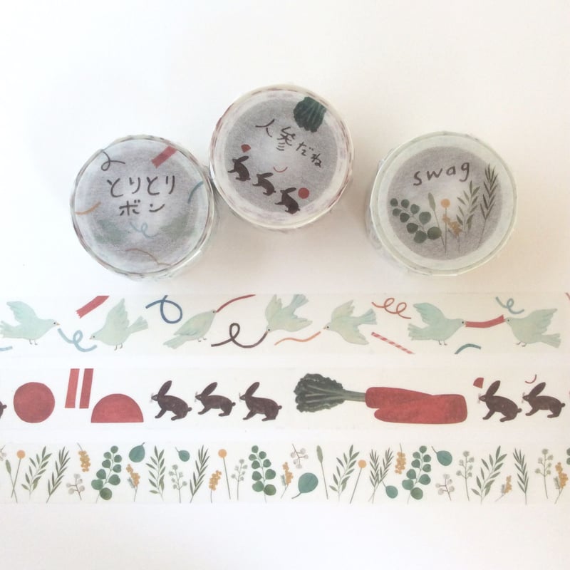 マスキングテープ＜とりとリボン＞ | ネクタイウェブショップ