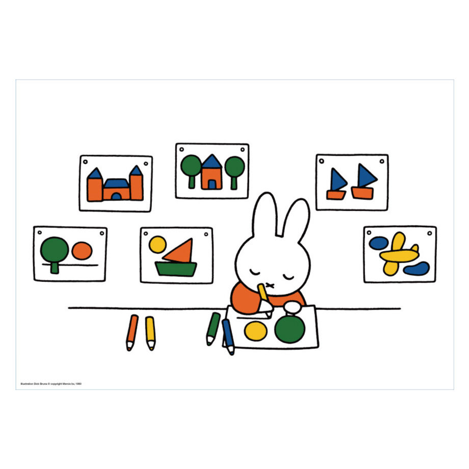 DRAWING | Miffy A2 poster | ZERO PER ZERO_JP