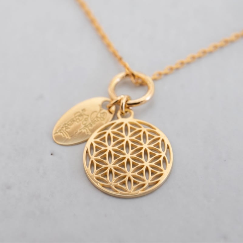 フラワーオブライフ K18 ペンダントトップ | Angeli Gemelli Onlin