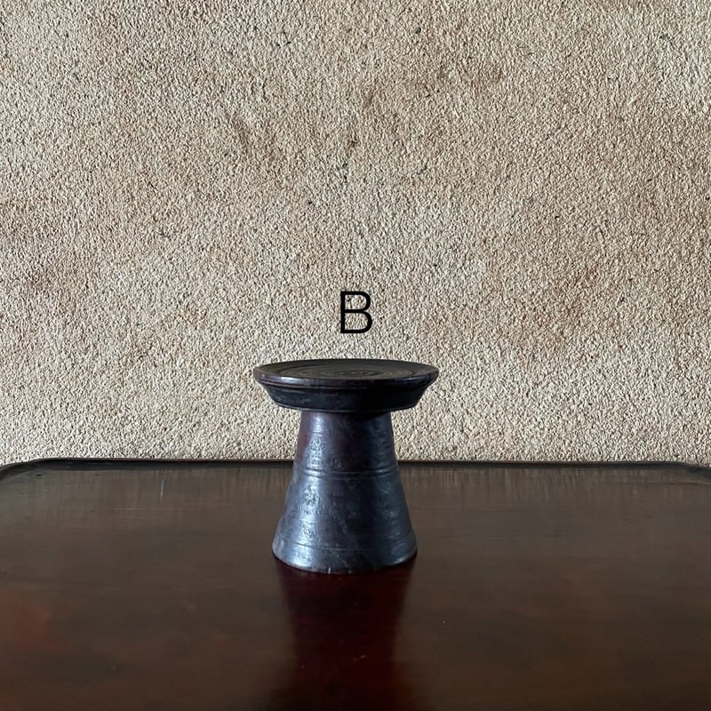 韓国の細めの古い木の高台/アンティーク/李朝 | hapun