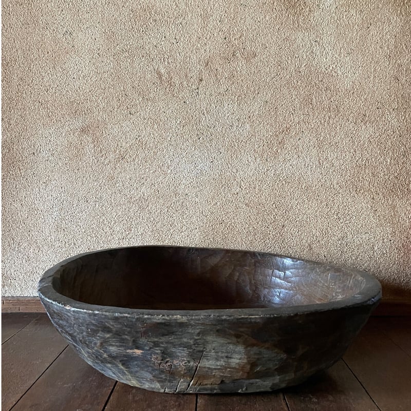 木彫りの鉢 くりぬき ハムジバク アンティーク | hapun