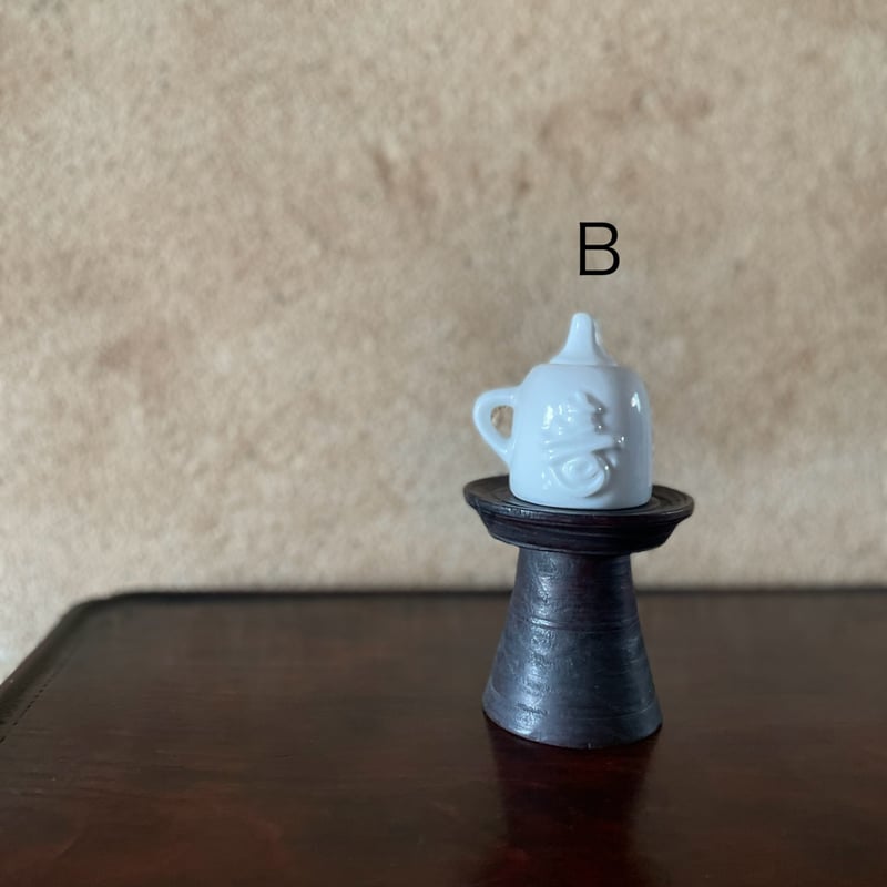 韓国の細めの古い木の高台/アンティーク/李朝 | hapun