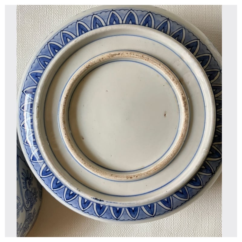 古伊万里鉢波状陶器鉢A423 古伊万里鉢波状陶器鉢A423