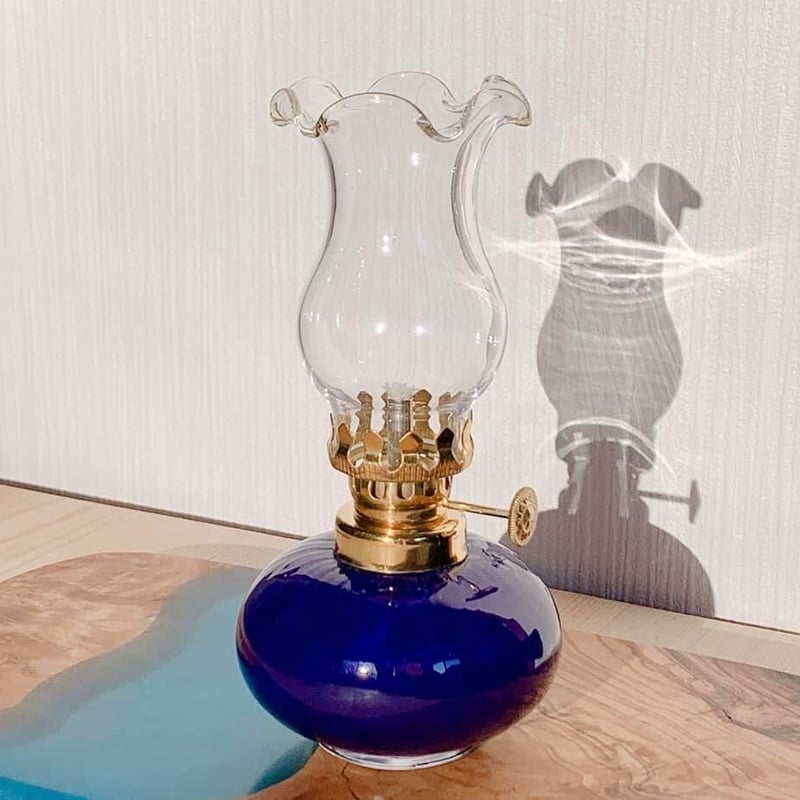 アンティークオイルランプスタガー社 反射板なし | 仏壇仏具のまつかわ