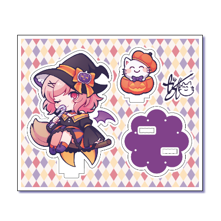 nqrse グッズ なるせちゃんのアクリルスタンド(秋) | だいふくやさん