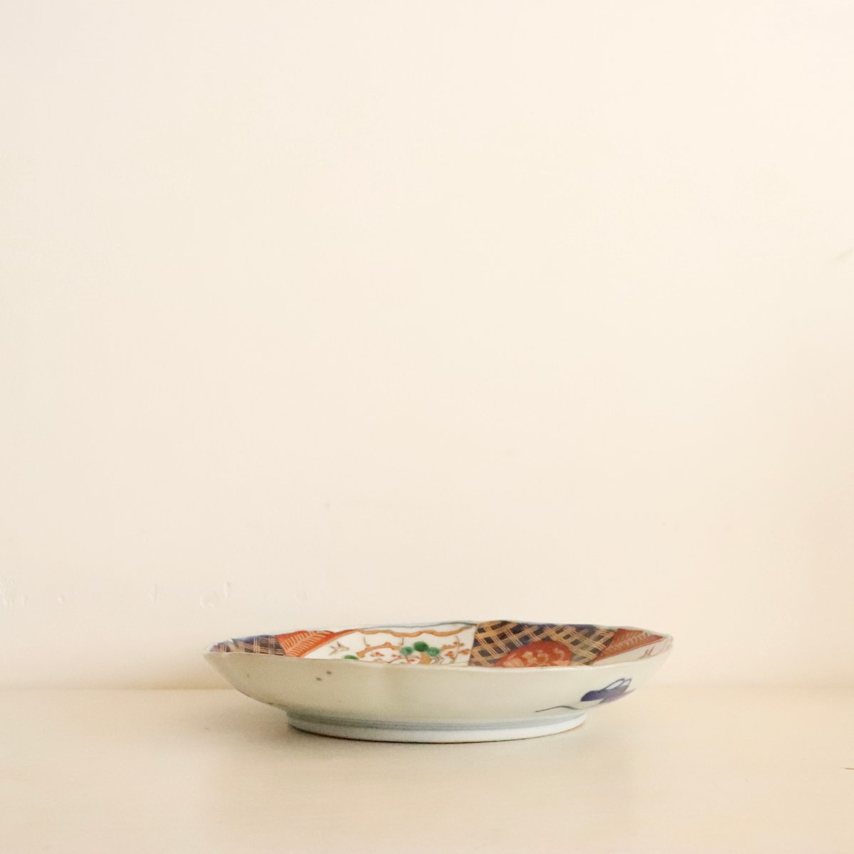 極美品明治時代初期～大正時代末期頃時代伊万里焼特大55センチ鹿絵図