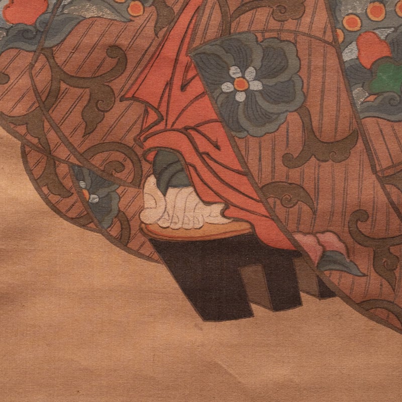 掛軸】歌川豊国 作 「花魁図」肉筆 | 浮世絵販売・買取「竹井事務所」大阪