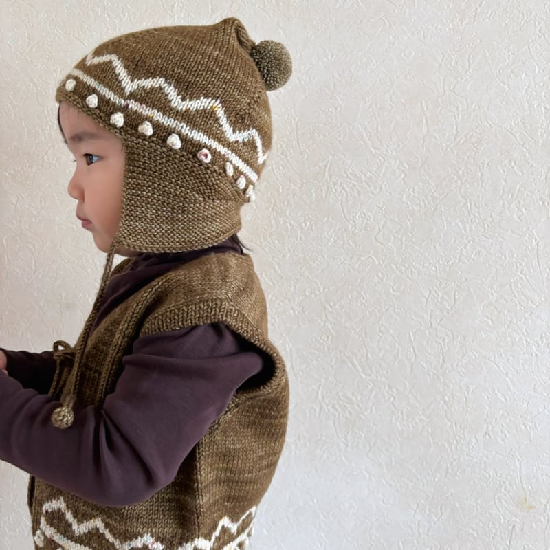 帽子 misha&puff zigzag pointy ink Zig Zag Pointy Peak Hat – Misha