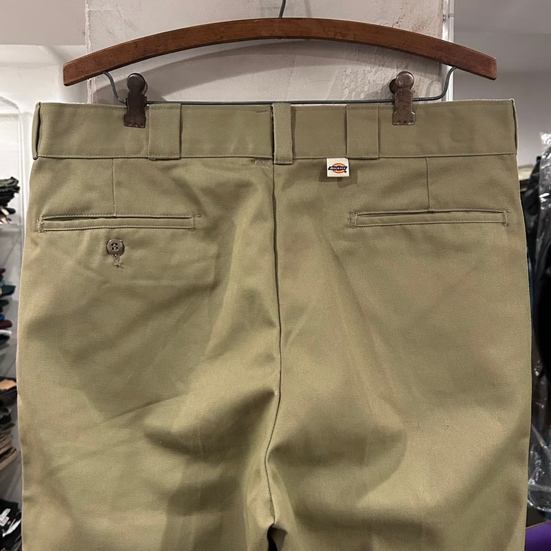 80s Dickies 874 ワークパンツ ディッキーズ ベージュ チビタグ 36×30 U