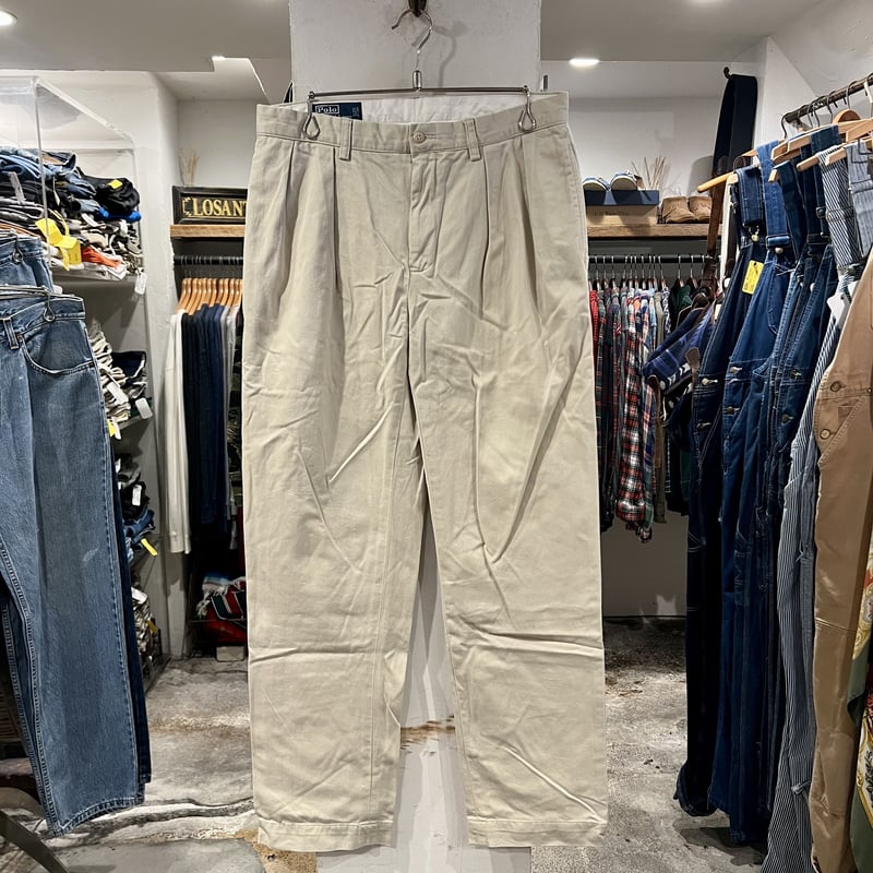 POLO by Ralph Lauren チノパン ポロチノ ラルフローレン タック入り