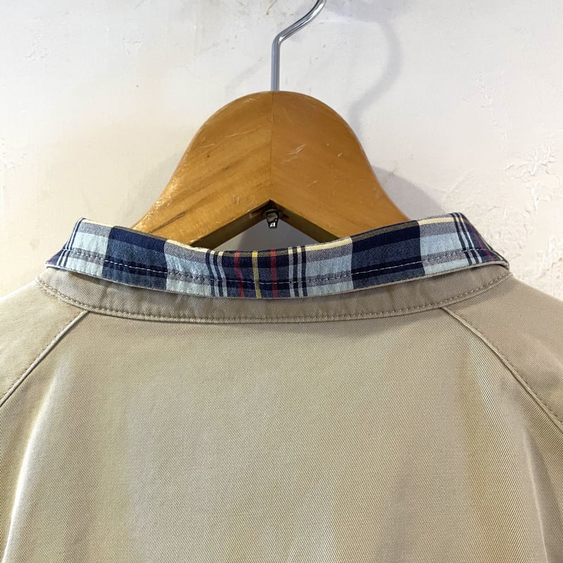 POLO RALPH LAUREN スイングトップ リバーシブル ベージュxチェック柄