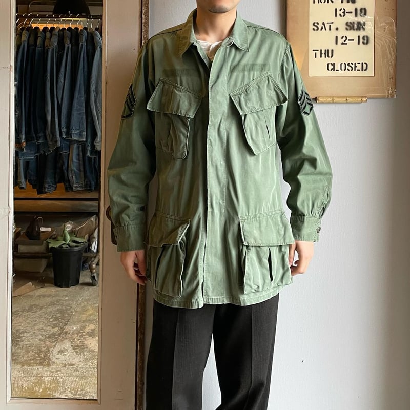 デッド級！米軍実物ジャングルファティーグ S-L 半袖 3rd ノンリップ