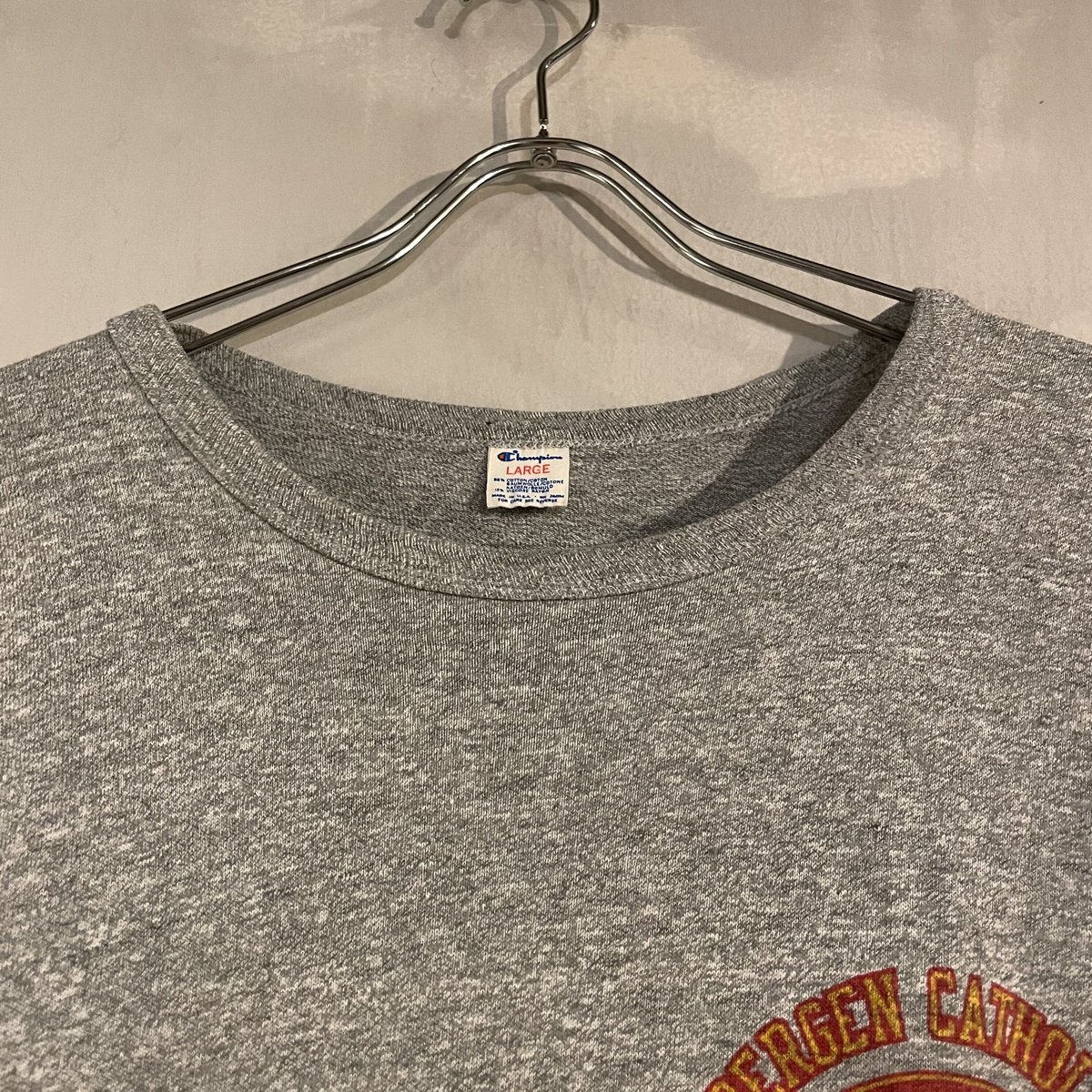 80s Champion S/S ヴィンテージTシャツ 染み込み 88/12 cotton 8