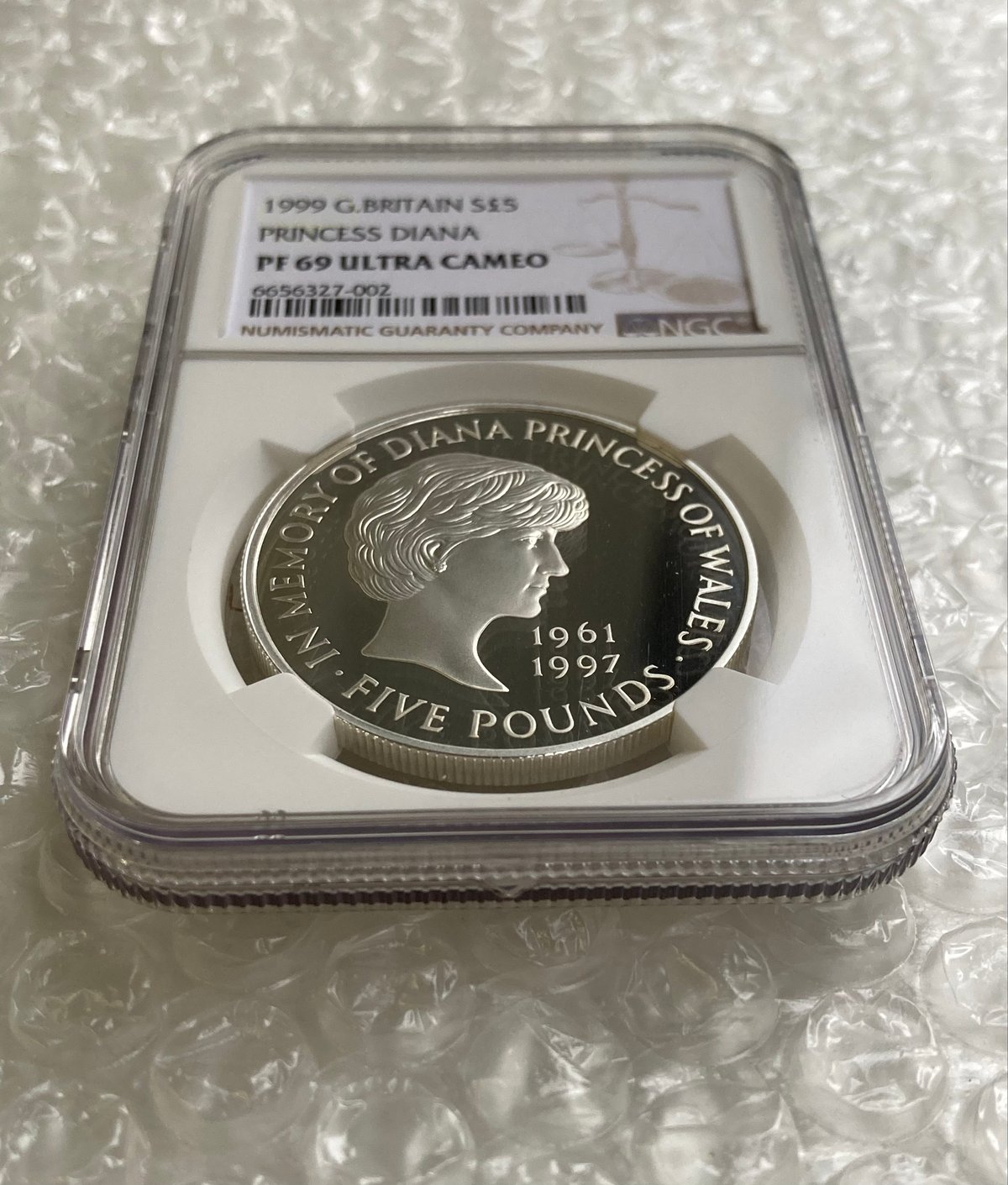 人気【PF69 ウルトラカメオ】 ダイアナ妃追悼記念 銀貨 1999年 人気