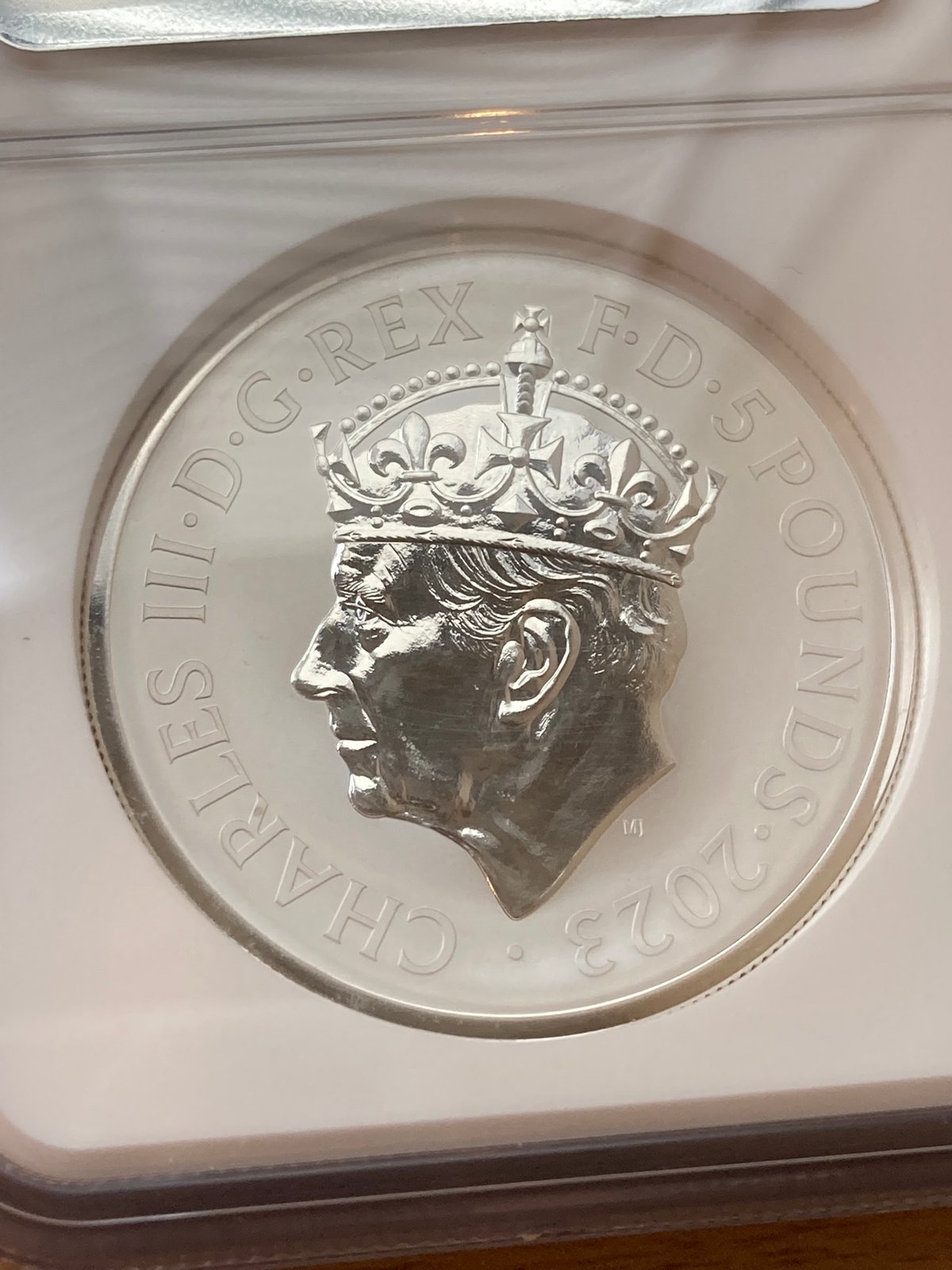 PCGS鑑定PR69 2023年 チャールズ3世 戴冠式記念 クラウン 王冠 1オンス