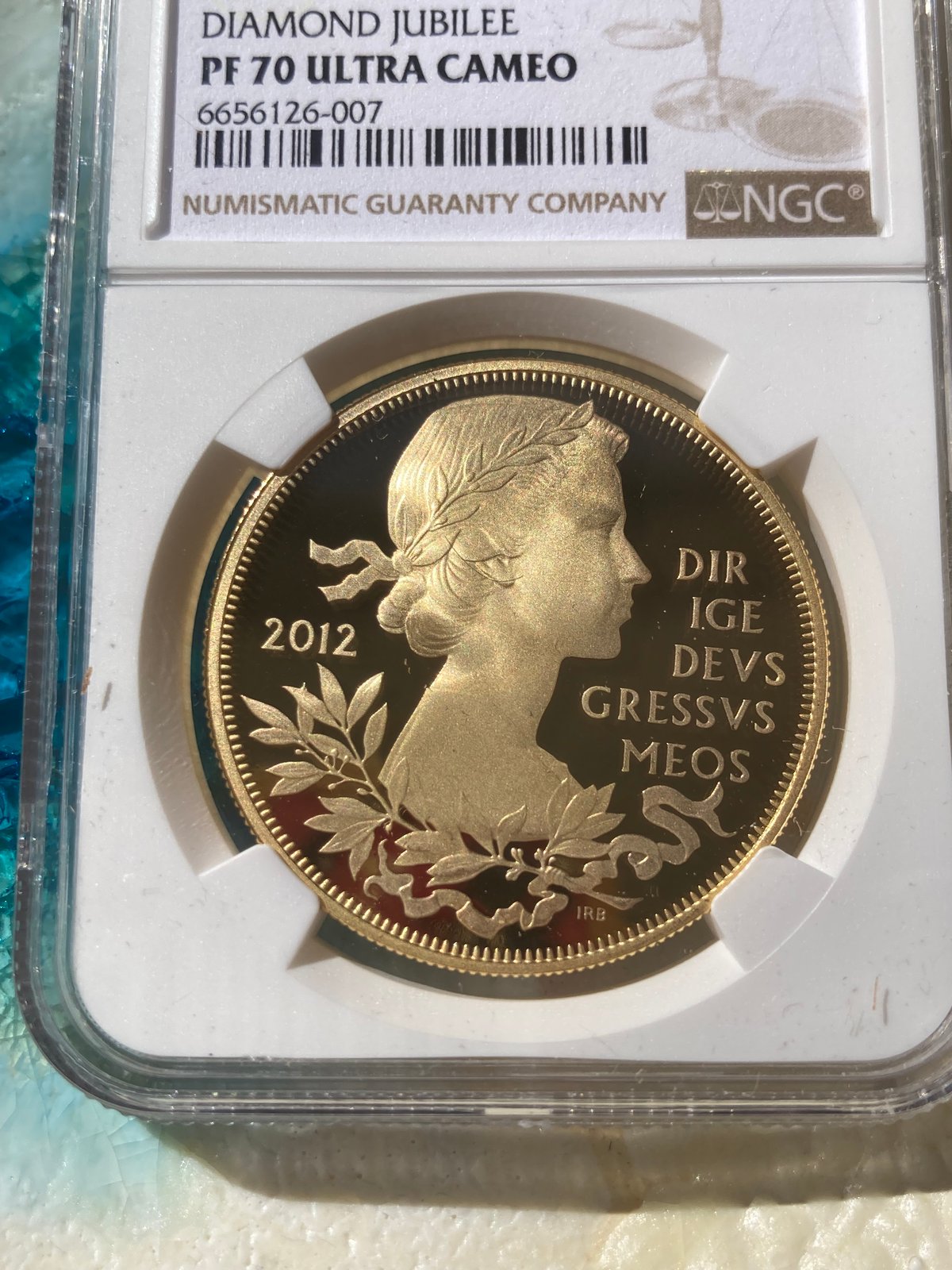 エリザベス女王 ダイヤモンド結婚記念硬貨 2007年 エリザベス女王