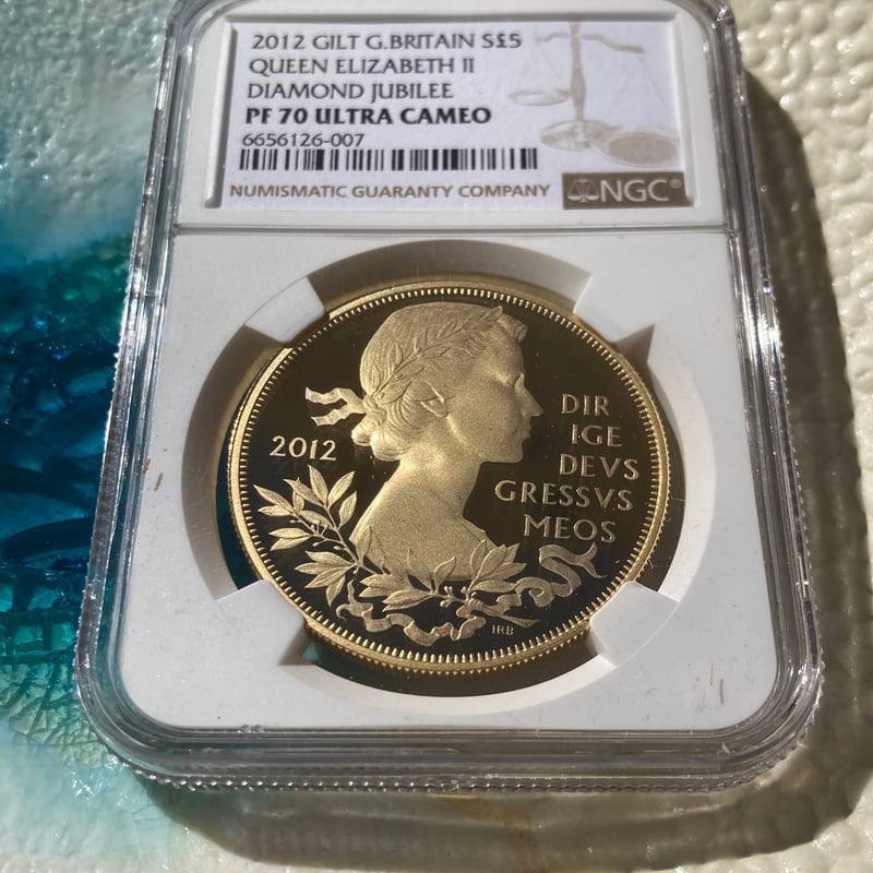 1960年イギリスクラウンエリザベス女王5シリング39ミリ 1960年イギリス