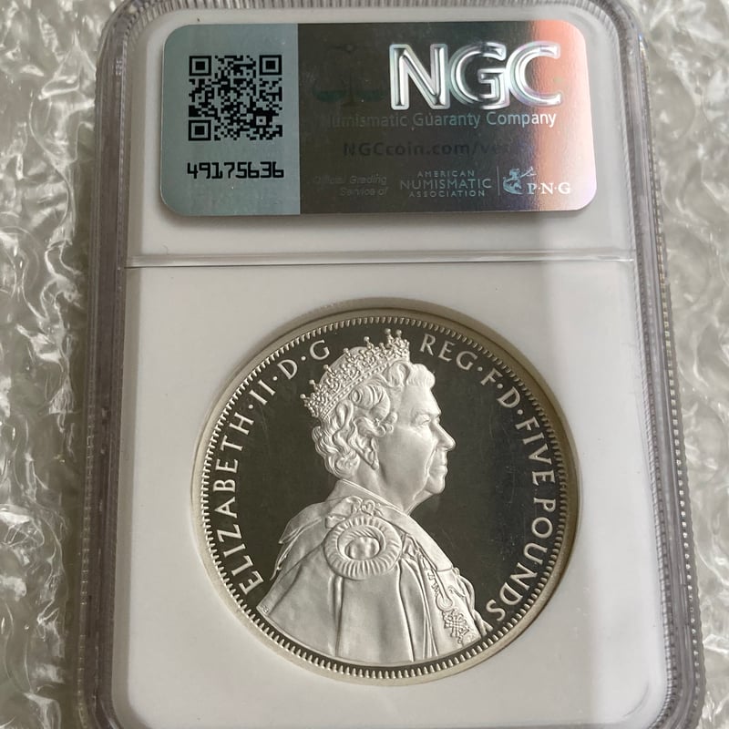 ピエフォー版 NGC鑑定PF68 ダイヤモンドジュビリー 2012年 エリザベス