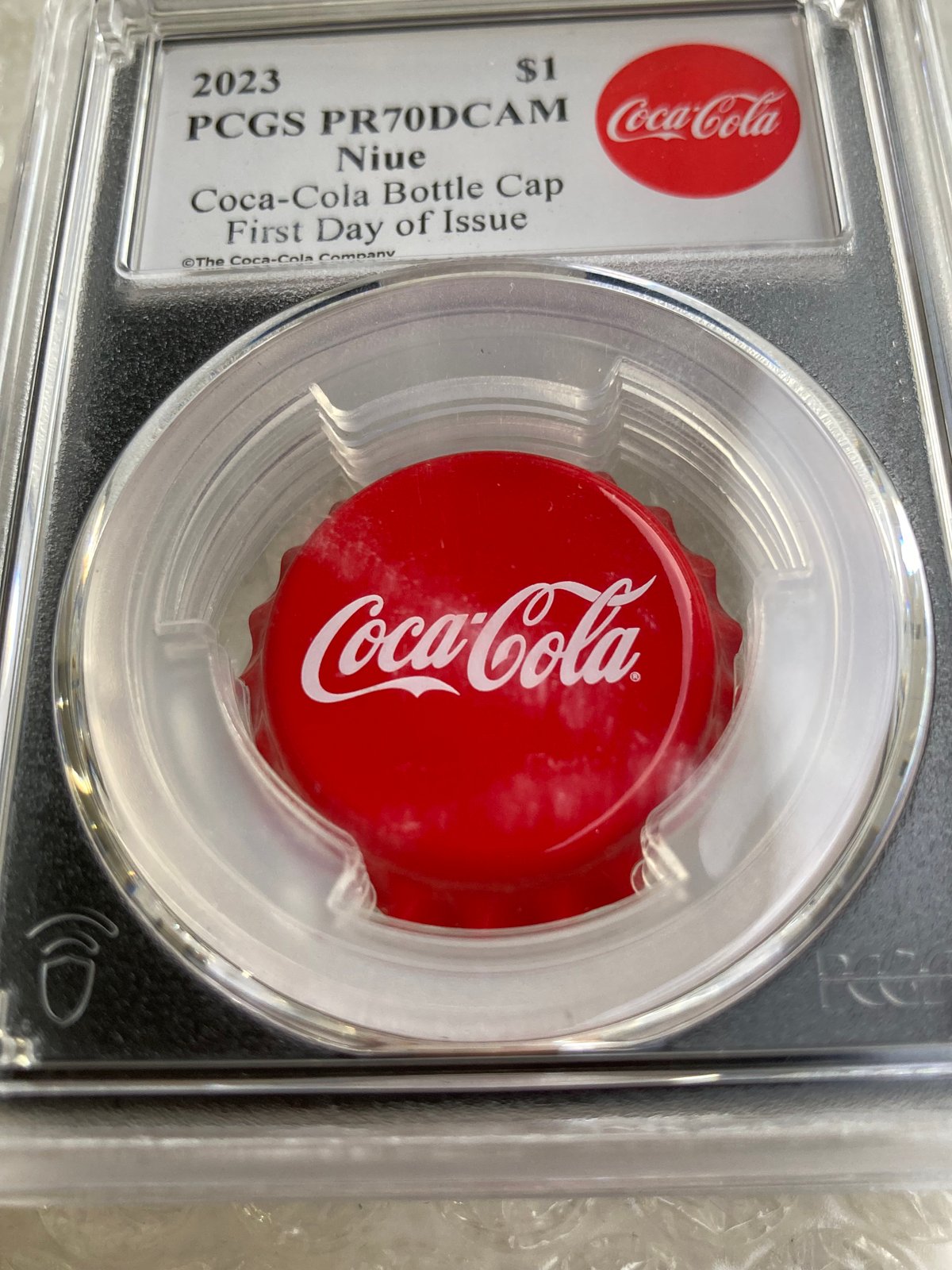 PCGS鑑定PR70+FDI 発行即日鑑定 ファーストデー ニウエ国 1ドル