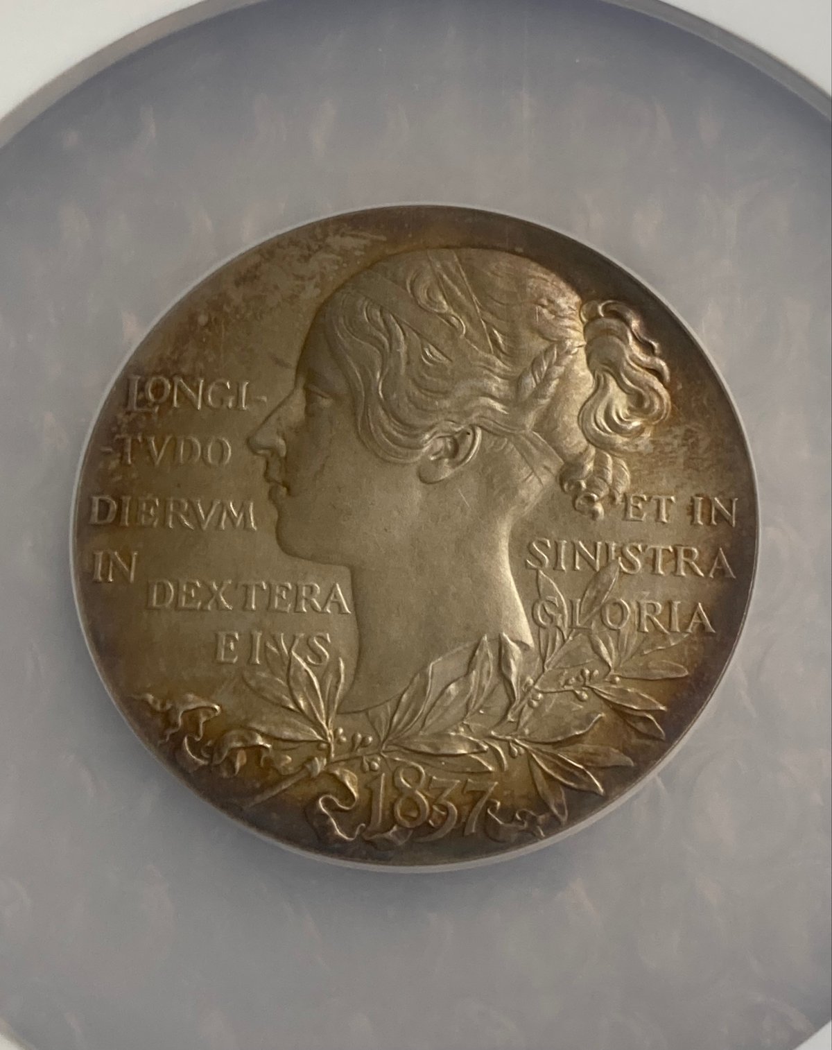 NGC鑑定MS64】1897年 ヴィクトリア女王 ダイヤモンドジュビリー 銀