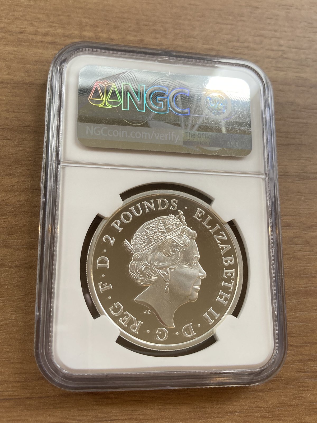 NGC70鑑定】コンプリーター・最終版 クイーンズビースト 1オンス 2