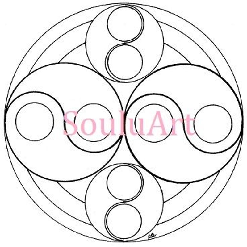 SouluArt マンダラ塗り絵 第2チャクラ | ulu Market