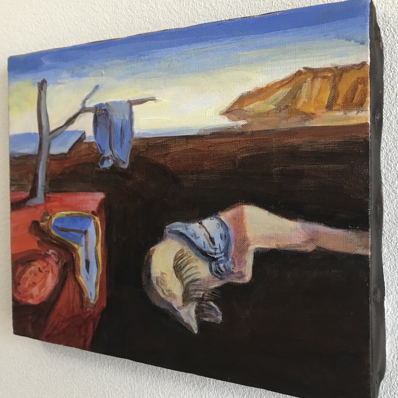 A.キャンバス 額縁付「ダリの