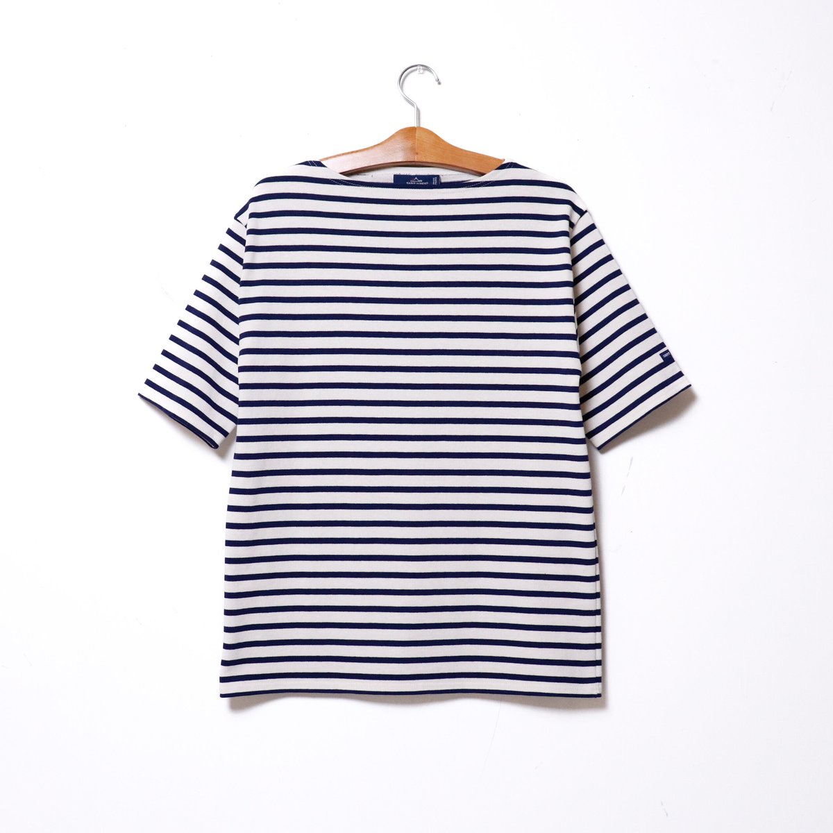 SAINTJAMES［セントジェームス］ウエッソンショートスリーブ（ボーダー