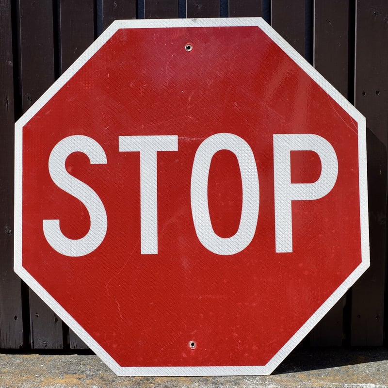 ビンテージ 特大 ビッグサイズ STOP 看板 ロードサイン トラフィック