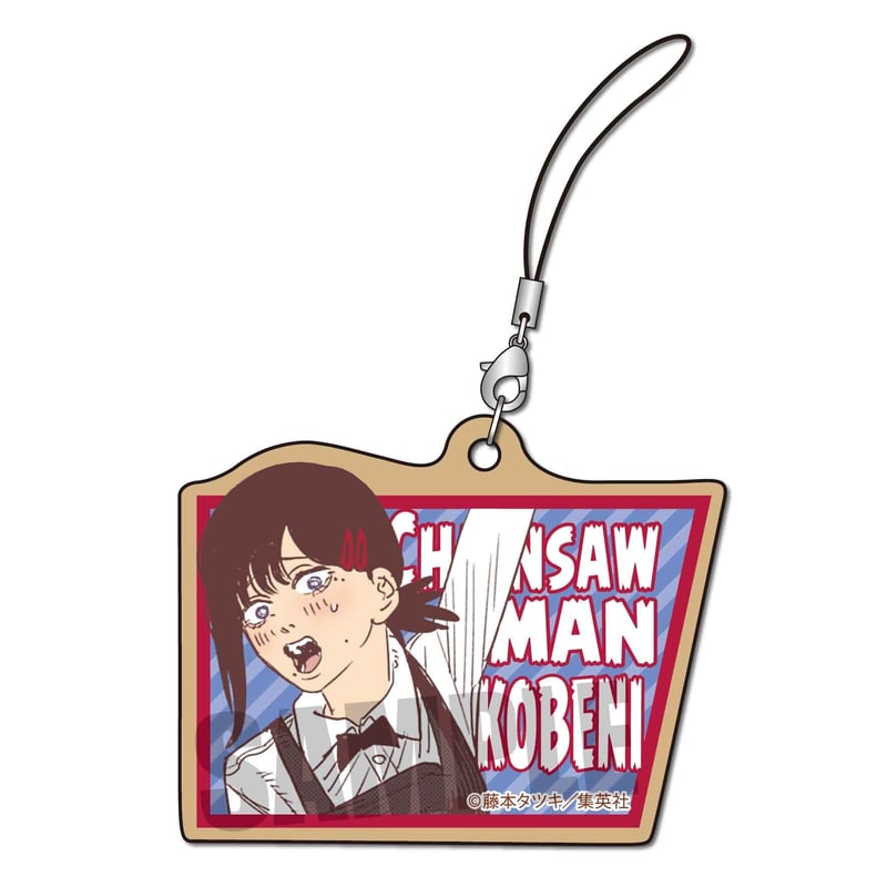 チェンソーマン レゼ 原作絵 ストラップ 木札ストラップ 原作イラスト