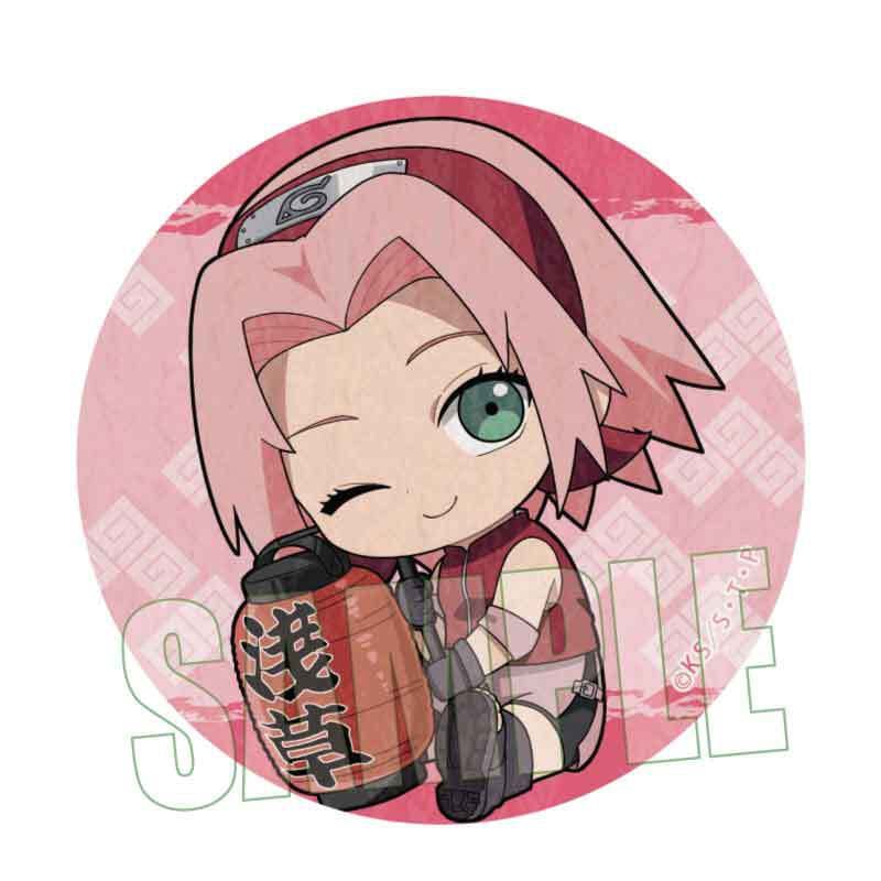 ③⑨ NARUTO J-WORLD 絆 2024 和紙 缶バッジ 幼少期 うずまきナルト