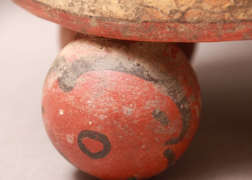 メキシコ/マヤ文明/花瓶/壺/ヴィンテージ/ハンドペイント/手書き