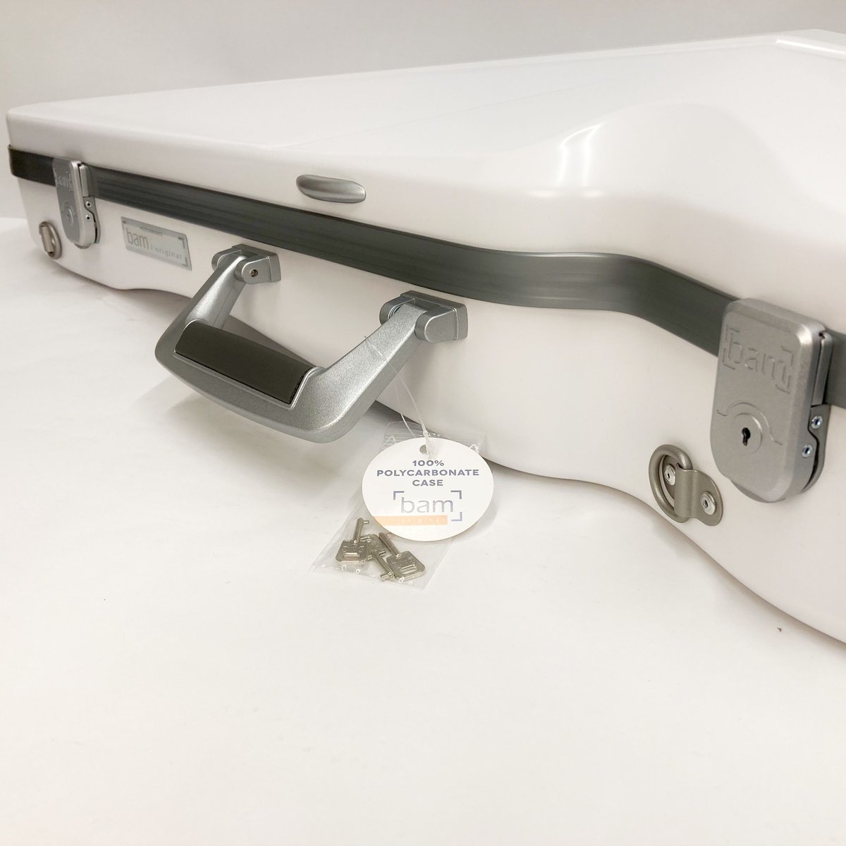 バイオリンケース bam SUP2002XLWS シュプリーム”ICE”シルバー | 国際