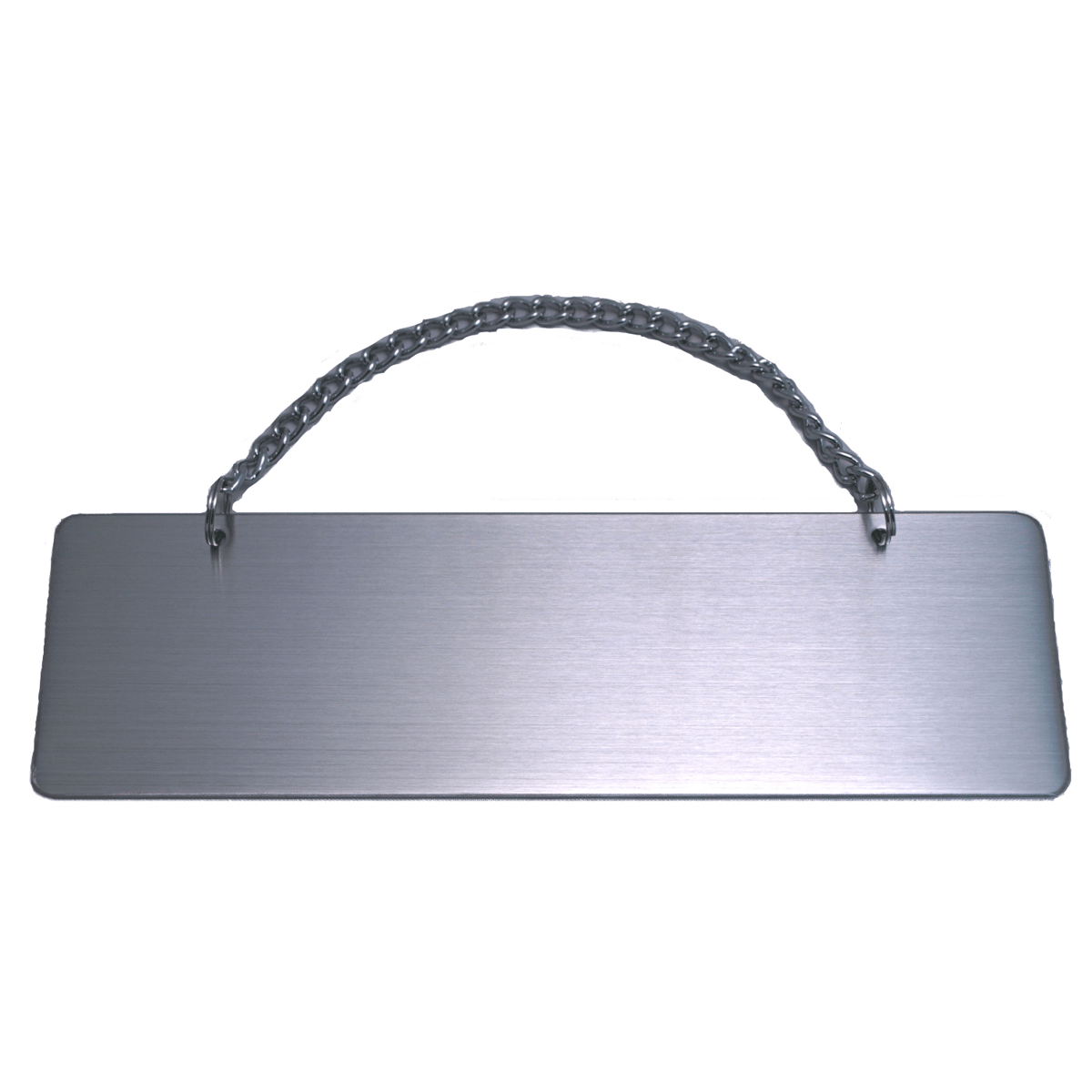 ステンレスサインプレート ST－E009 1㎜厚 チェーン付 55