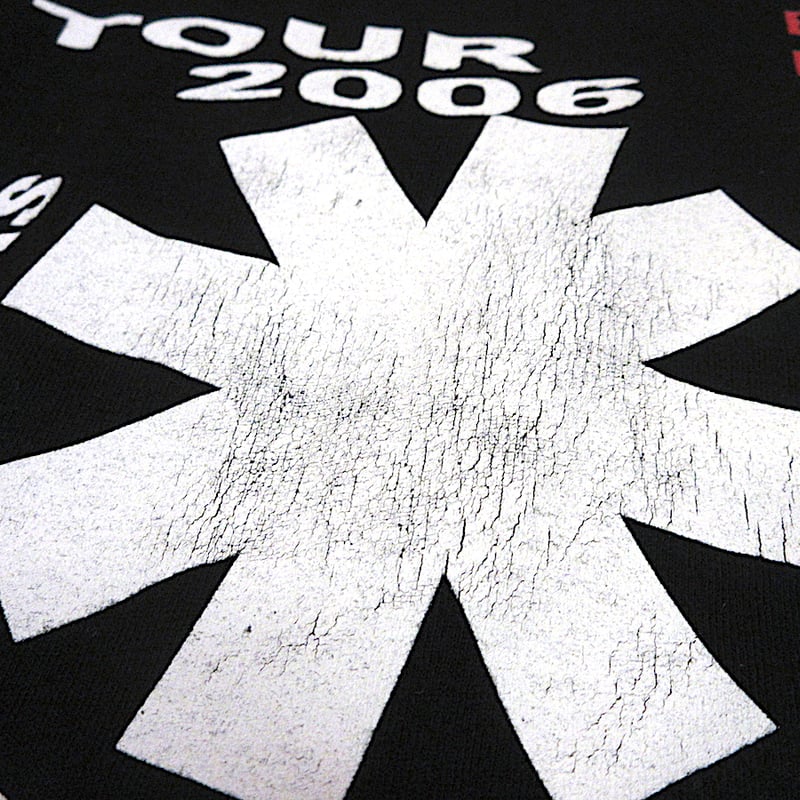 ビンテージ2000's○Red Hot Chili Peppers 2006年ツアーTシャツ黒