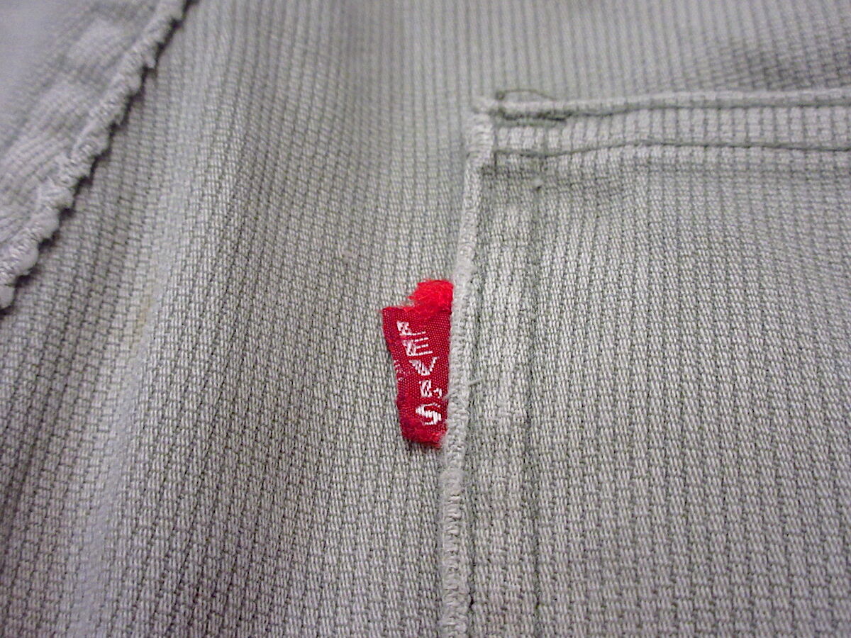 60s Levi'sリーバイス スタプレ ビッグE ピケ カツラギ 60s~70s Levis