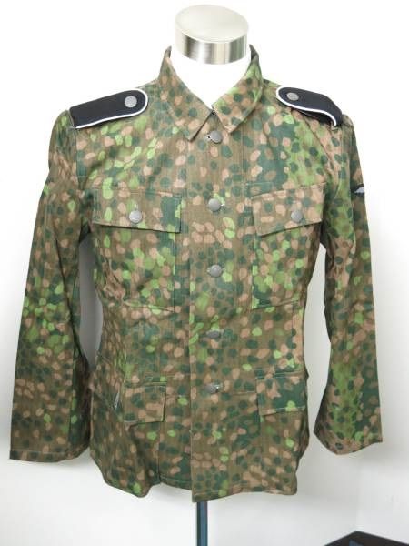 WW2ドイツ軍独StrumM44ドット迷彩上着レプリカG52
