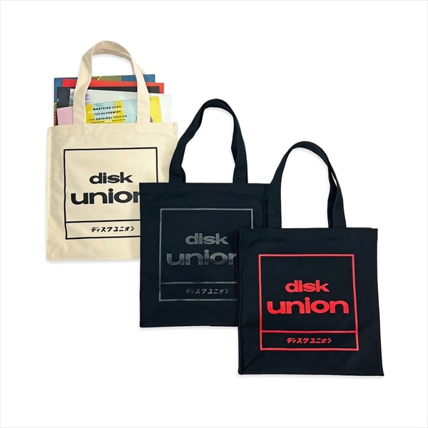 diskunion レコード トート 四角ロゴ / ディスクユニオン DISK UNION |