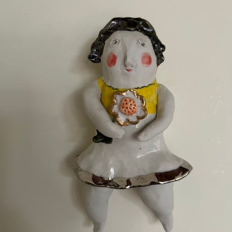 吉川千香子さんの青白磁のお皿 2枚 吉川千香子 よしかわちかこ 皿