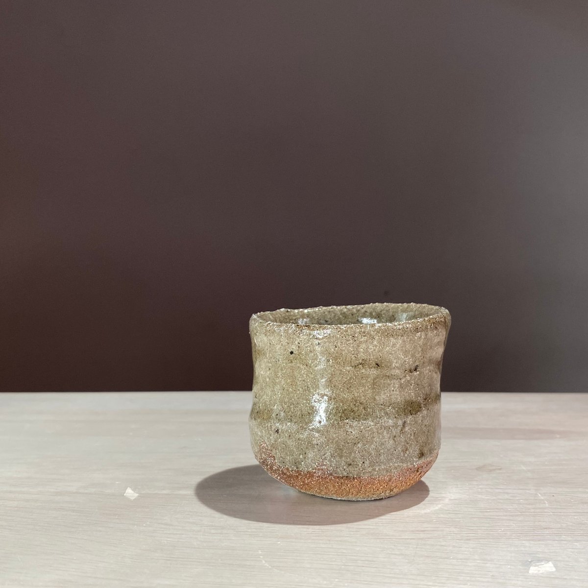 2404-5 彫唐津ぐい呑 水谷渉 | ryoisseki-online by うつわや涼一石