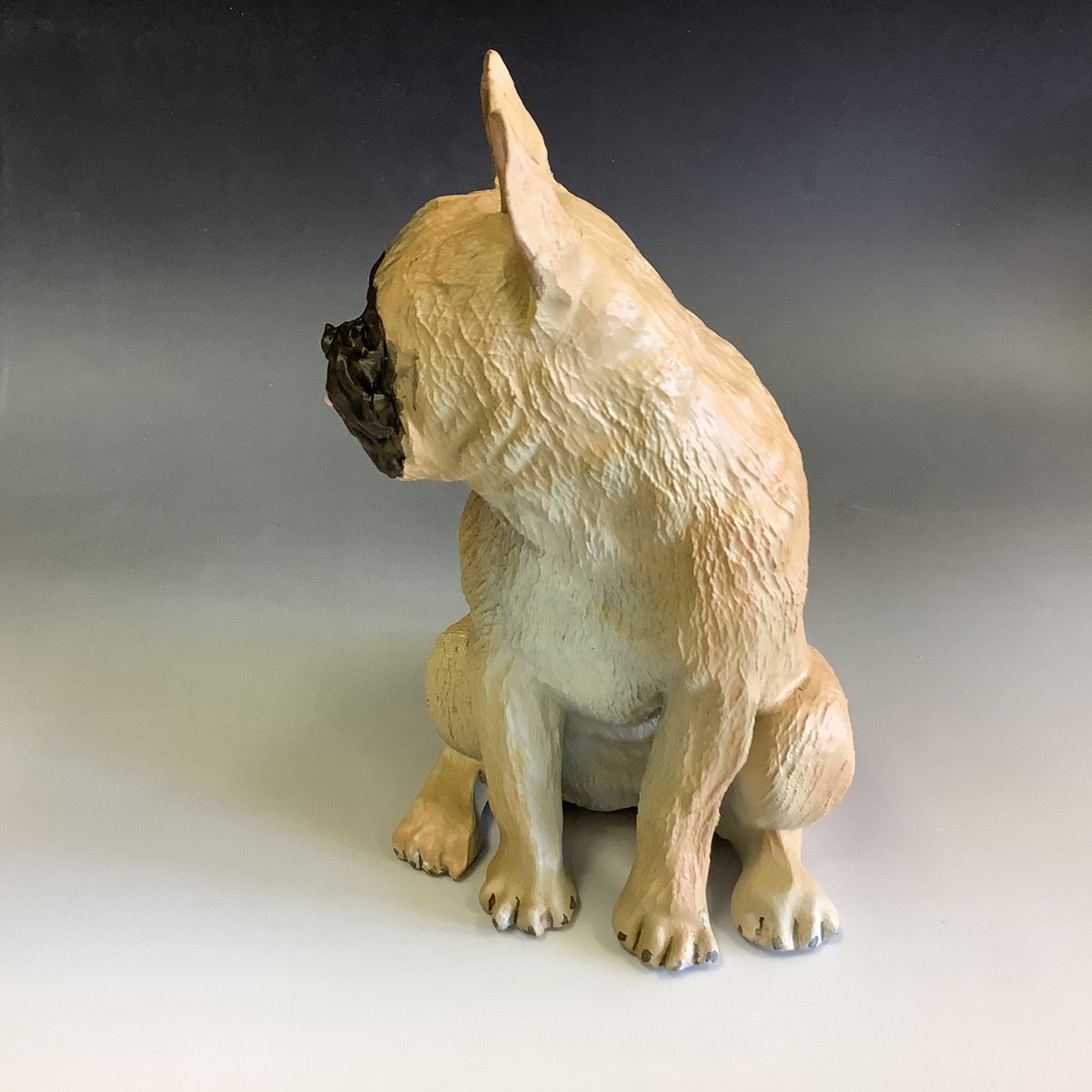 犬のオブジェ フレンチブルドッグの置物 動物 像 人形 インテリア