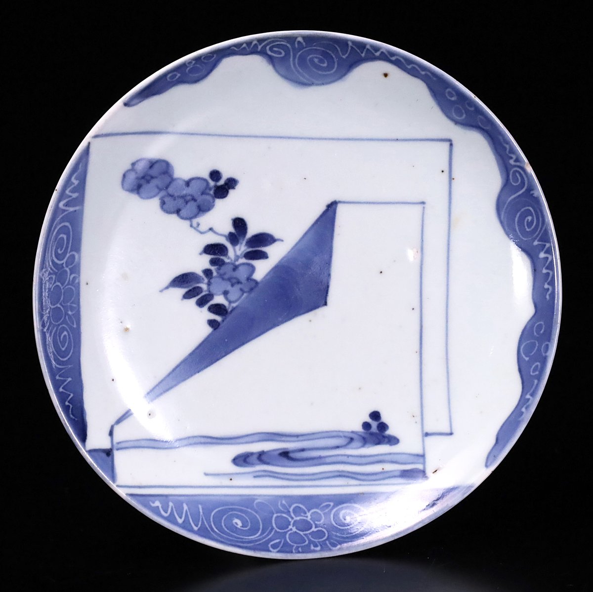 李朝 古伊万里 白磁 染付 華の図 小壺 花入 蔵出し 1客 【公式通販】