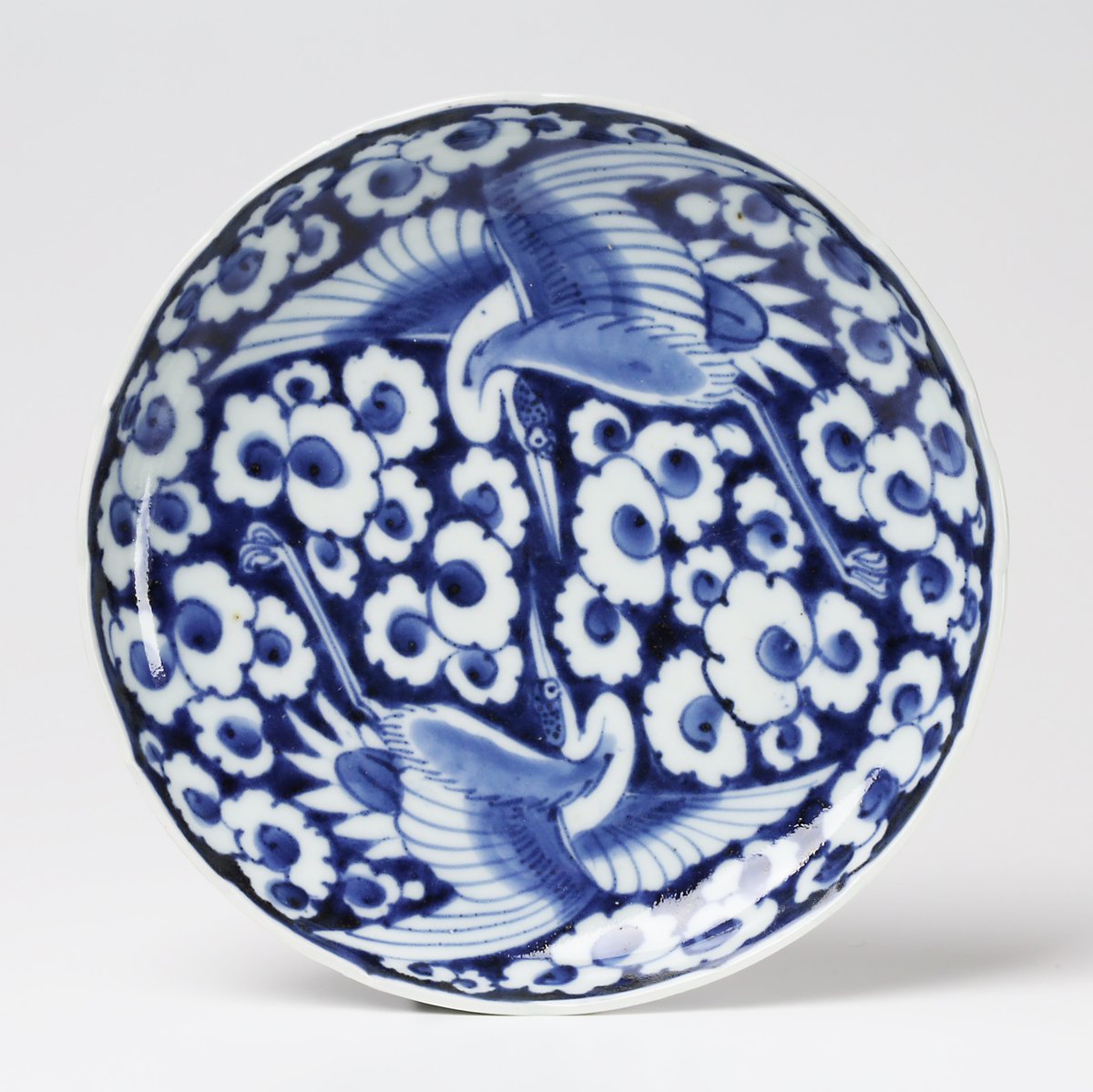 伊万里 染付 雲に鶴 盃洗 [B31484] 【公式通販】