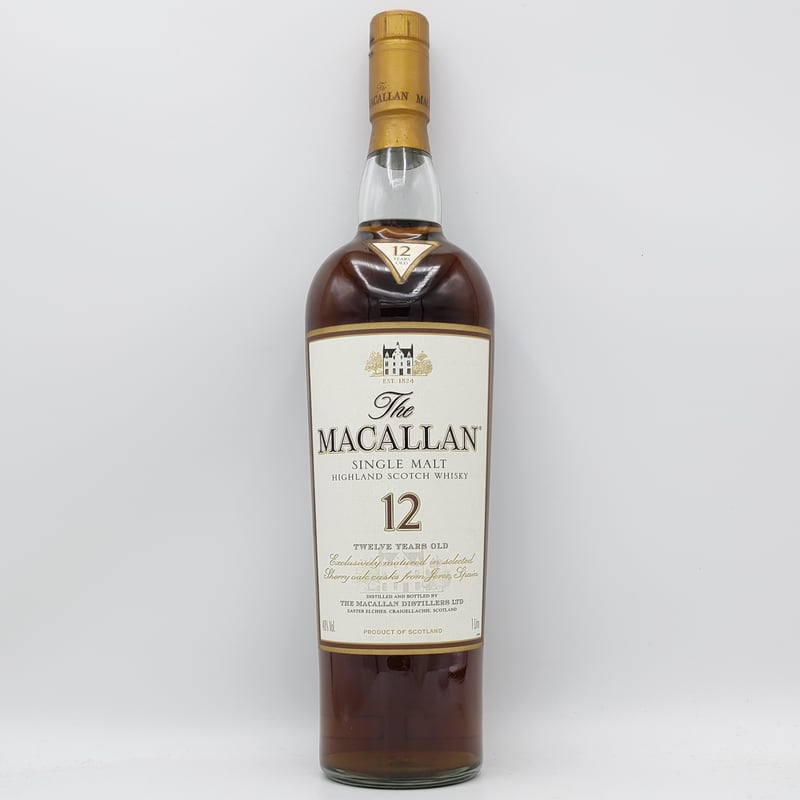 ザ マッカラン 12年 The MACALLAN 12years old SINGLE MAL
