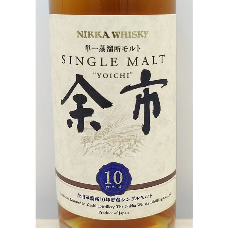 ニッカウヰスキー シングルモルト 余市 10年【NIKKA WHISKY SINGLE MAL