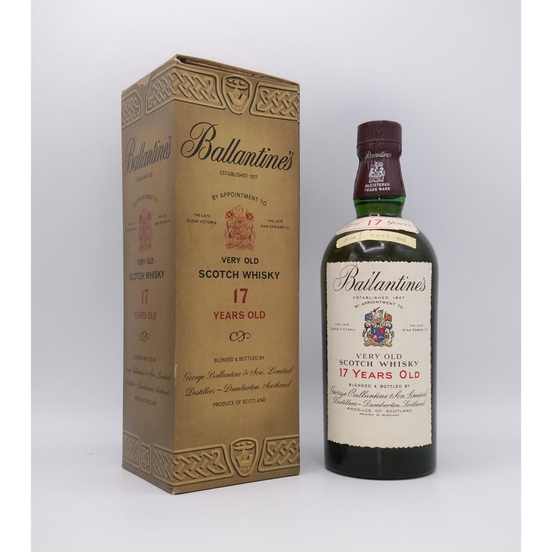 特級 バランタイン 17年 赤青旗 紋章 Ballantine's 17years old V