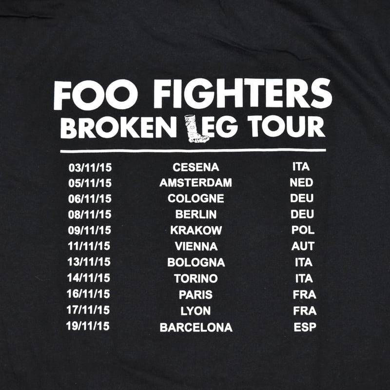 FOO FIGHTERS フーファイターズ Tシャツ バンドTシャツ ブラック BREAK